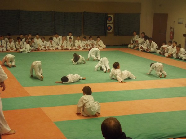 Demonstration du cours d'éveil judo