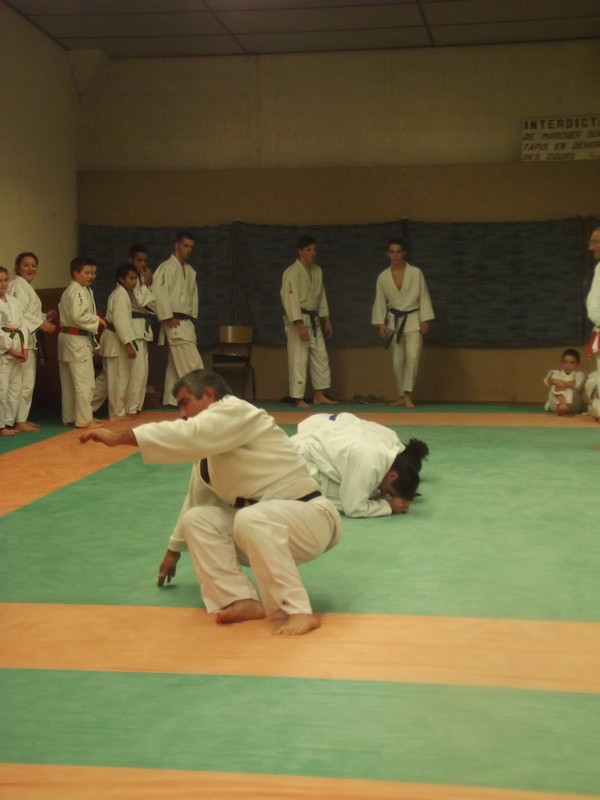 Les chutes avant en passant par dessus des judokas